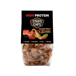 Strips Chips Krekry luštěninové s hrachem Smoked Jalapeño (80 g)