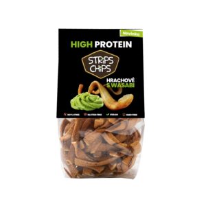 Strips Chips Krekry luštěninové s hrachem Wasabi (80 g)