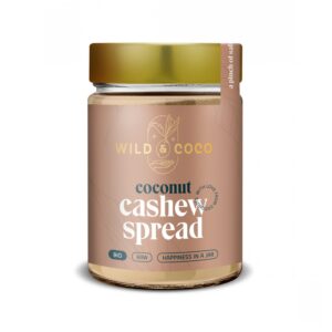 Wild & Coco Pomazánka kokosová s kešu BIO (300 g) - s kokosovým cukrem a špetkou soli