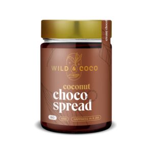 Wild & Coco Pomazánka kokosová s kakaem BIO (300 g) - s kešu oříšky a himalájskou solí