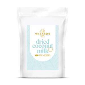 Wild & Coco Mléko kokosové sušené BIO (300 g) - univerzální použití, ideální na cesty