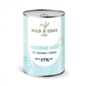 Wild & Coco Mléko kokosové 17 % BIO (400 ml) - ze zralých kokosů