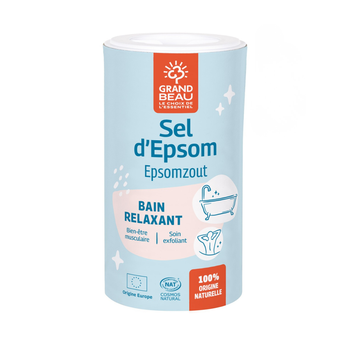 Anaé by Ecodis Epsomská sůl - dóza 1 kg - do koupele, peelingu i na zahradu - Obrázek 2