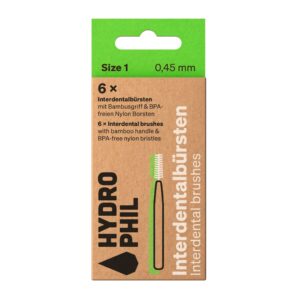 Hydrophil Bambusové mezizubní kartáčky (6 ks) - 0,45 mm