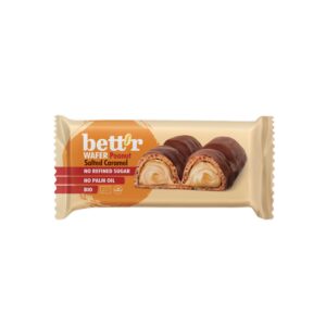 Bett´r Tyčinka oplatková s arašídovým krémem BIO (33 g) - bez bílého cukru
