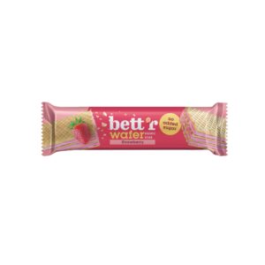 Bett´r Oplatka s kešu a jahodami bez přidaného cukru BIO (30 g) - bez palmového tuku