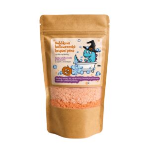Pure Harmony Bublíkova halloweenská koupací pěna v prášku s probiotiky (160 g) - pro hravé podzimní koupání