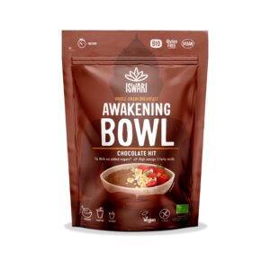 ISWARI Směs instantní Awakening Bowl - kakao BIO (360 g) - intenzivní kaková chuť