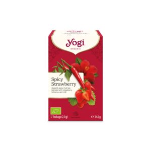 Yogi Čaj ovocný s chilli a příchutí jahody BIO - nálev. sáčky (17 x 2 g) - spojení ovoce a pikantního koření