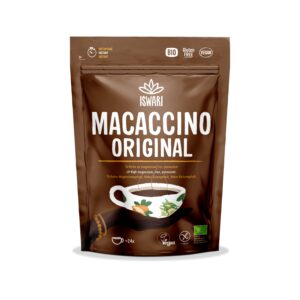 ISWARI Nápoj instantní Macaccino BIO (250 g) - vzpruha s obsahem macy a reishi