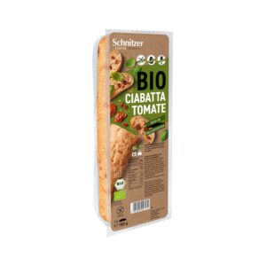 Schnitzer Ciabatta s rajčaty bezlepková BIO (180 g)