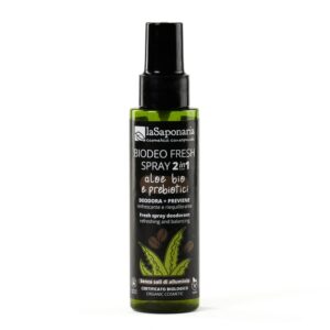 laSaponaria Pánský deodorant ve spreji s aloe vera a prebiotiky BIO (100 ml) - bez problematických hliníkových solí