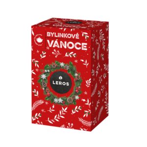 LEROS Bylinný čaj s kořením Bylinkové Vánoce - nálev. sáčky (20 x 2 g) - chuť skořice a lékořice, čaj z bylin a koření