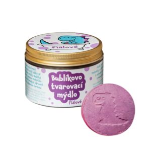 Pure Harmony Bublíkovo tvarovací mýdlo - fialové (100 g) - modelování vlastních tvarů