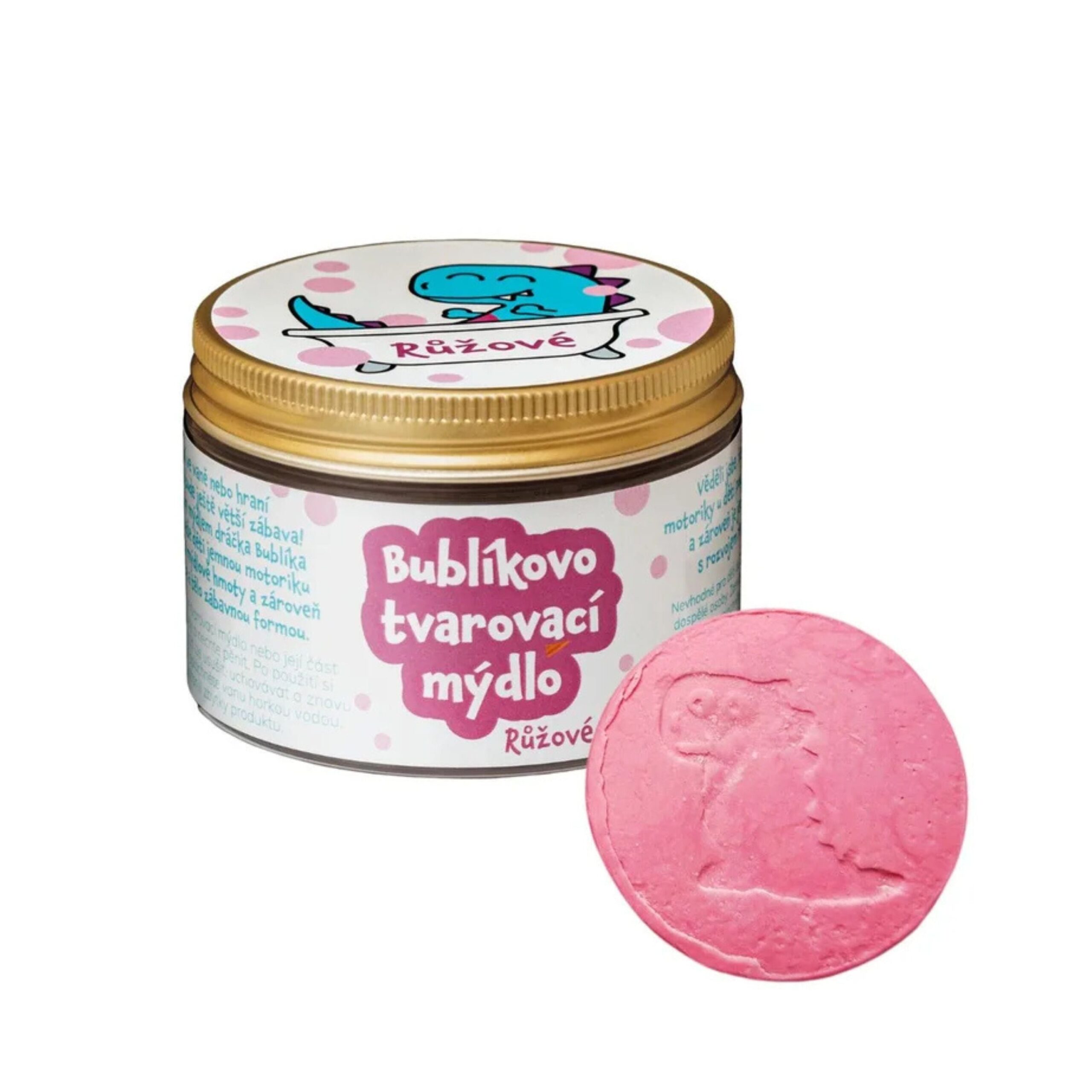 Pure Harmony Bublíkovo tvarovací mýdlo - růžové (100 g) - modelování vlastních tvarů
