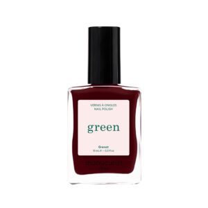 Manucurist Green schnoucí lak na nehty - Grenat (15 ml) - kaštanově červená barva