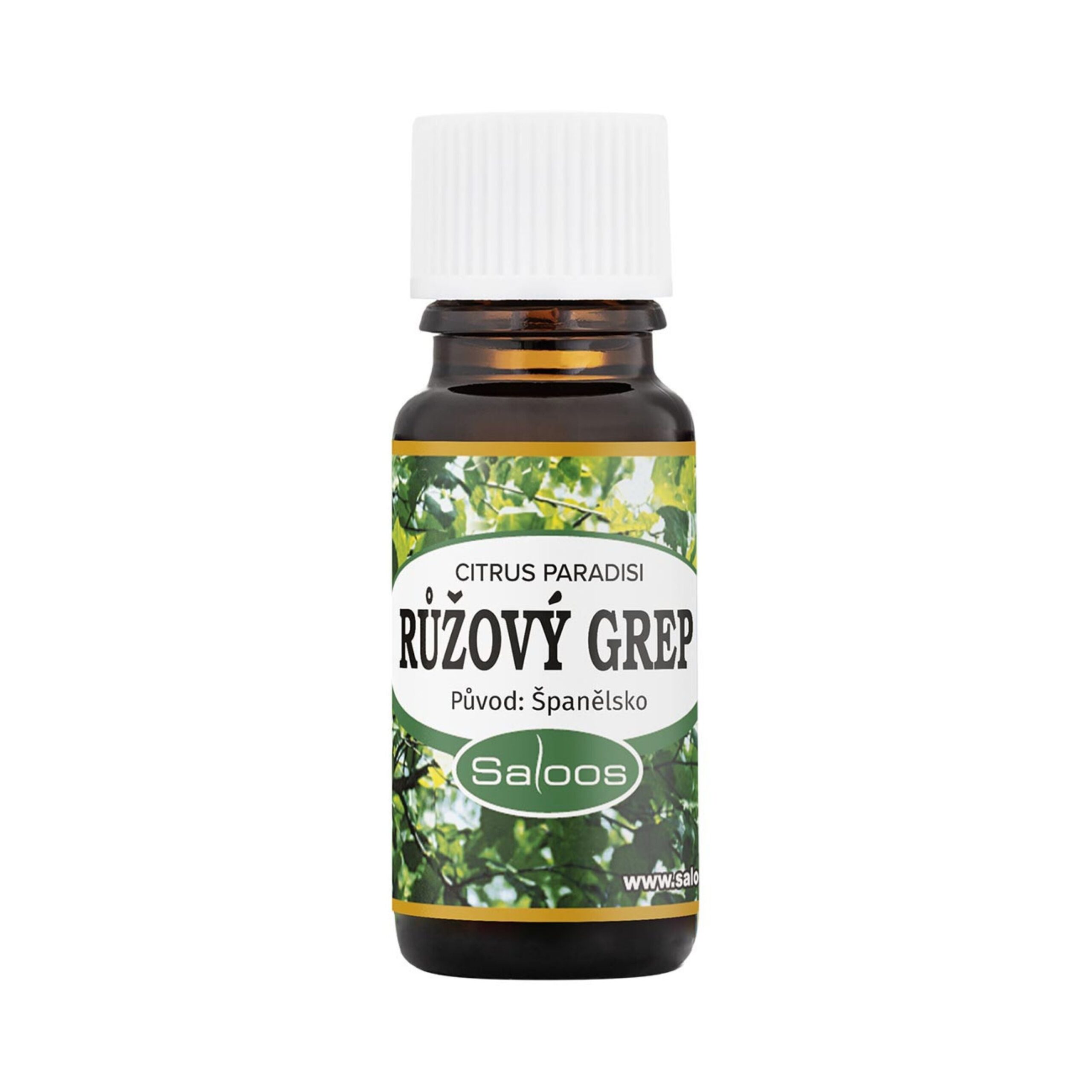 Saloos Esenciální olej Růžový grep (10 ml) - povzbuzuje a osvěžuje