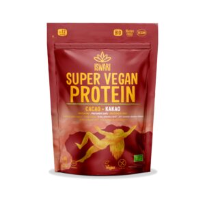 ISWARI Protein vegan s kakaem BIO (250 g) - obsahuje 8 % kakaa