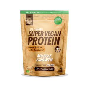 ISWARI Protein vegan Arašídy a Maca BIO (400 g) - s obsahem 5 trávicích enzymů