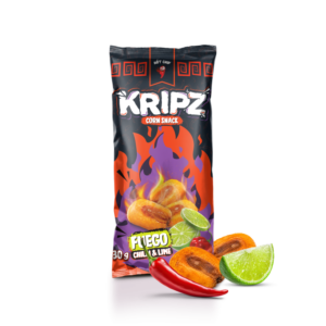 KRIPZ Smažená kukuřice Chilli & Limetka 30 g