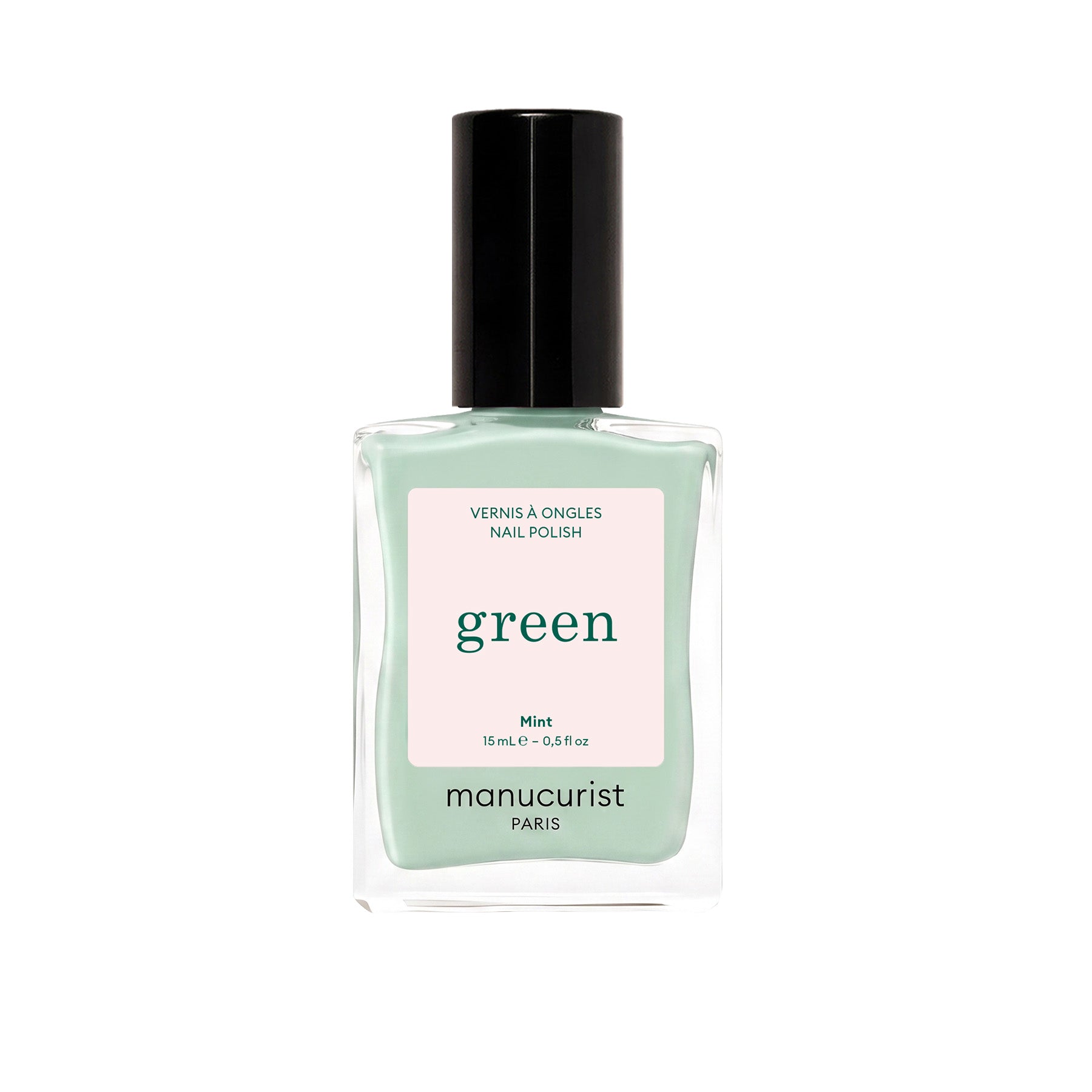 Manucurist Green schnoucí lak na nehty - Mint (15 ml) - jemná pastelově zelená barva - Obrázek 2