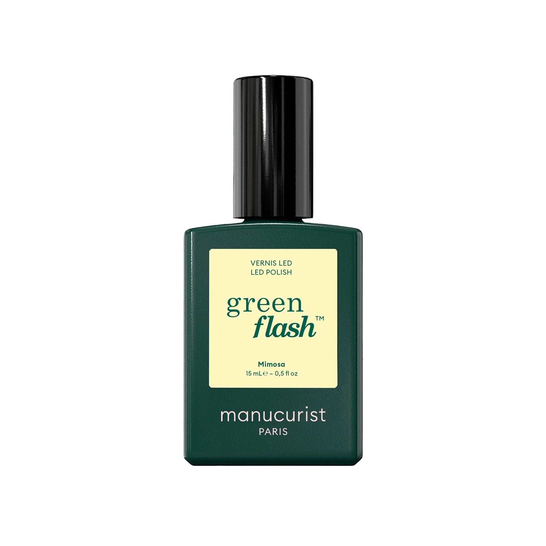 Manucurist Green Flash LED gel lak na nehty - Mimosa (15 ml) - pastelově žlutá barva - Obrázek 2