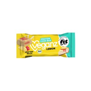 Veganz Tyčinka proteinová Cake bar Lemon BIO (45 g) - obsahuje 22 % proteinu