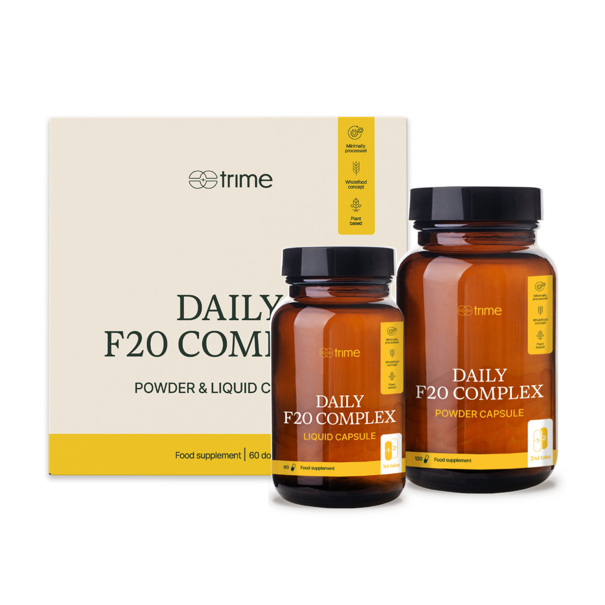 Trime Daily F20 Complex (60 + 120 kapslí) - multivitamínový a multiminerální komplex
