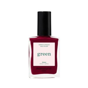 Manucurist Green schnoucí lak na nehty - Amour (15 ml) - trendy sytý odstín nejen na vánoce